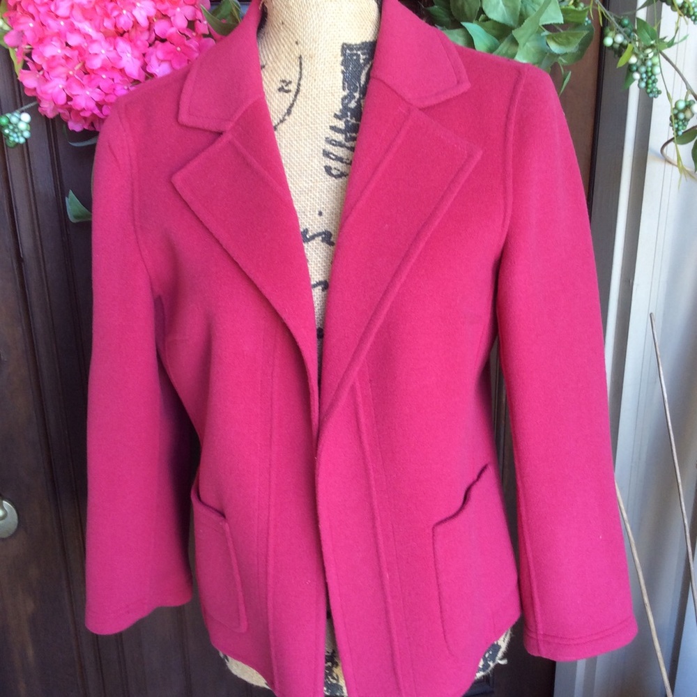 Fushia swing jacket